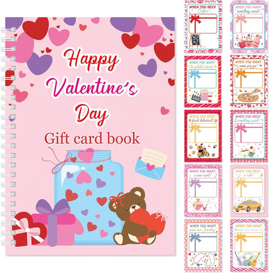 🎉Hаppy Valentine's Day Gift Card Book - Hardcover📚