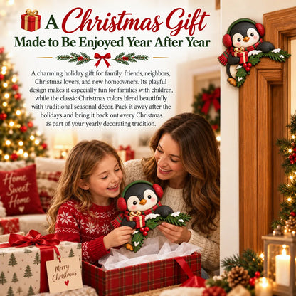 🎅 3D Sculpted Christmas Door Frame Corner Decor