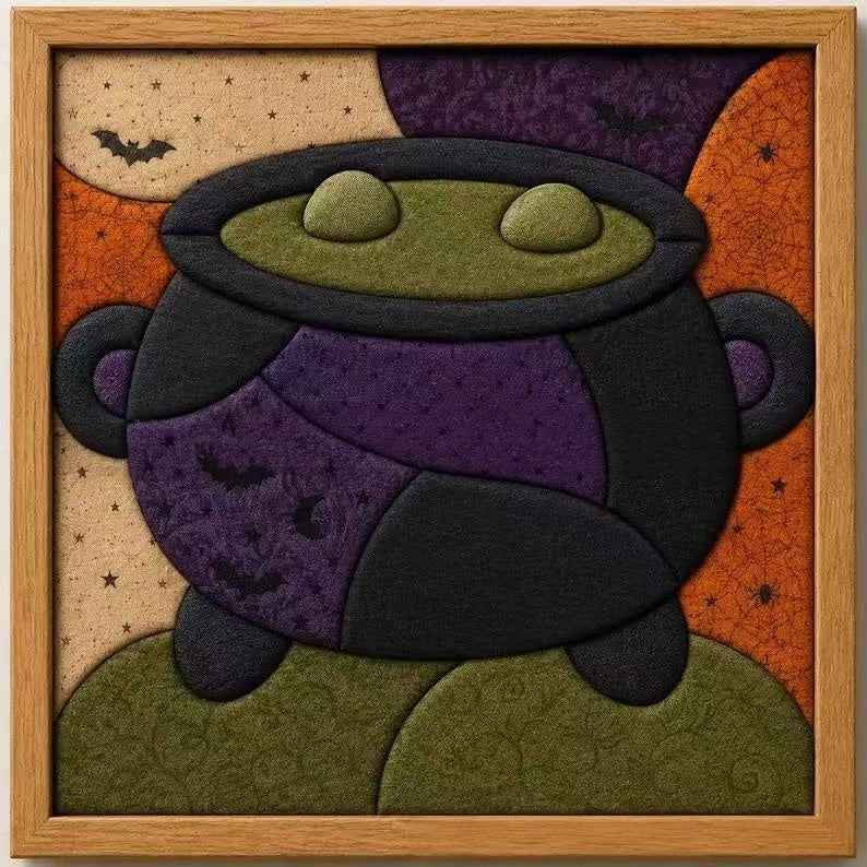 Kinusaiga No Sew Halloween Fabric Art Kit