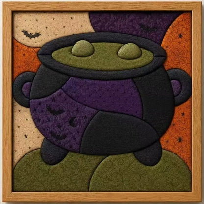 Kinusaiga No Sew Halloween Fabric Art Kit