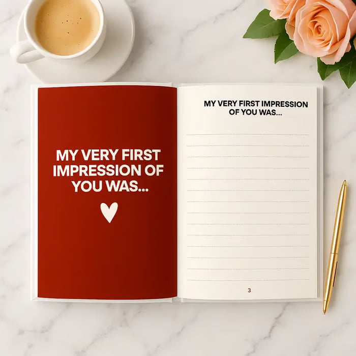 💕This Is Why You're Mine: A Couples Love Story Journal ✨