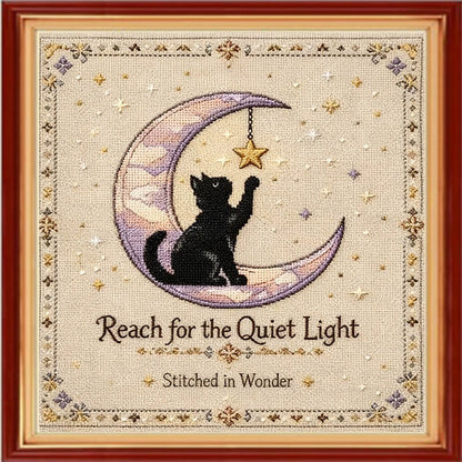 Paradise Cross Stitch Kit-Sleepy Cat 🐈️