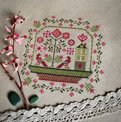 “Spring Dream Sampler” Cross Stitch DIY Kit🧵