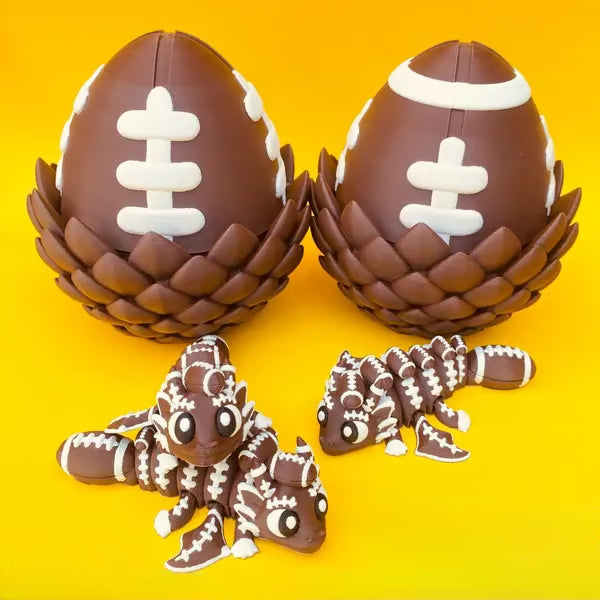 ⚾ Flexi Baseball Dragon & Egg: Winged Dragon Fidget Toy