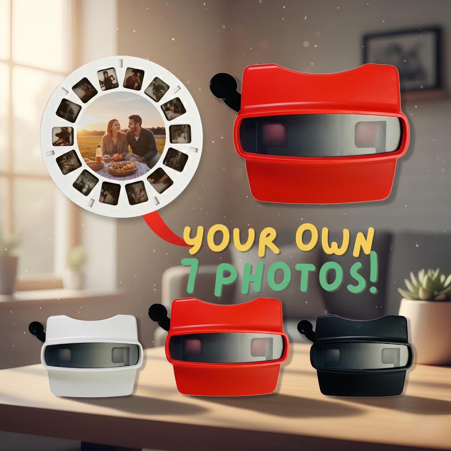 Custom Photo Viewfinder – Your Love Story in a Nostalgic Keepsake 📸