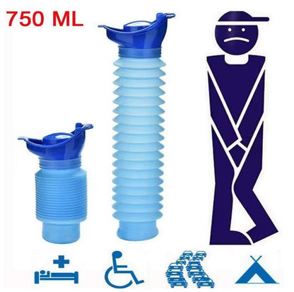 Emergency Travel Portable Reusable Shrinkable Camping Toilet