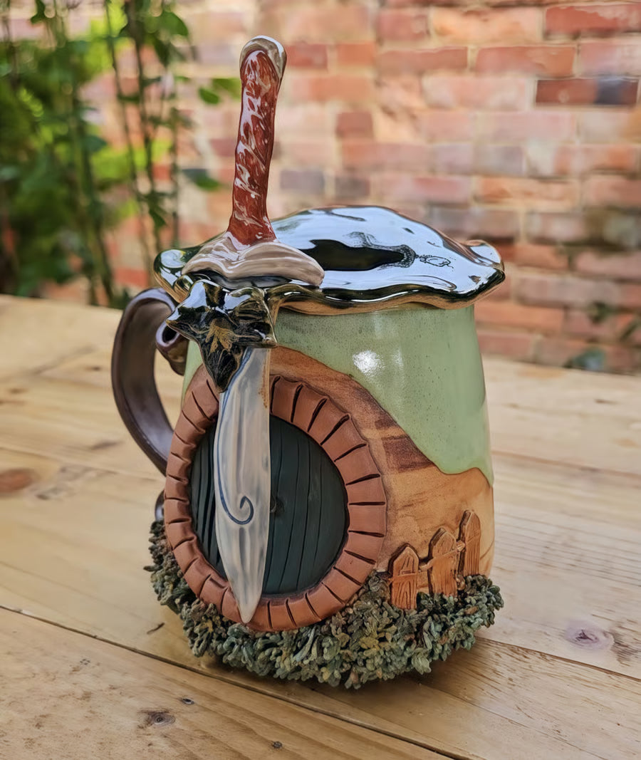 🧙🏡Spring Hobbit House Stoneware Mug[13.5oz/400ml]