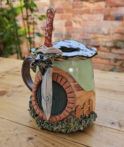 🧙🏡Spring Hobbit House Stoneware Mug[13.5oz/400ml]