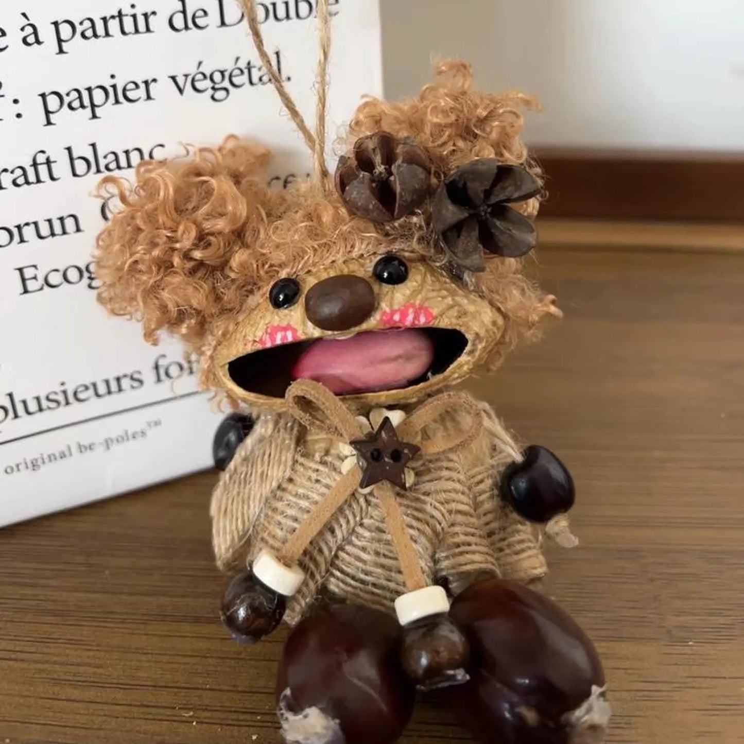 Funny Big-Mouth Nut Shell Doll-Kiri