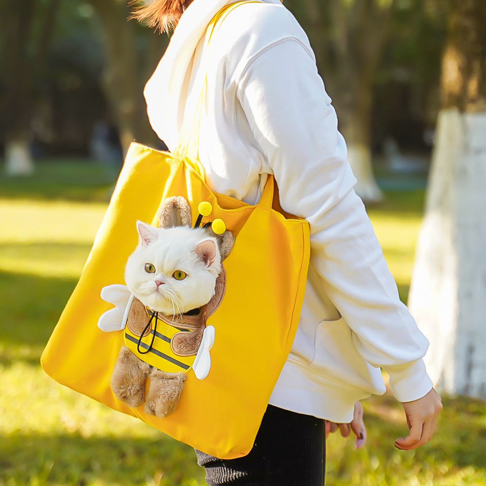 Cute Cartoon Costume Pet Carrier Tote Bag