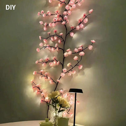 🌸DIY cherry blossom lamp🔥LED Tree Branch Design Light for Room Decor