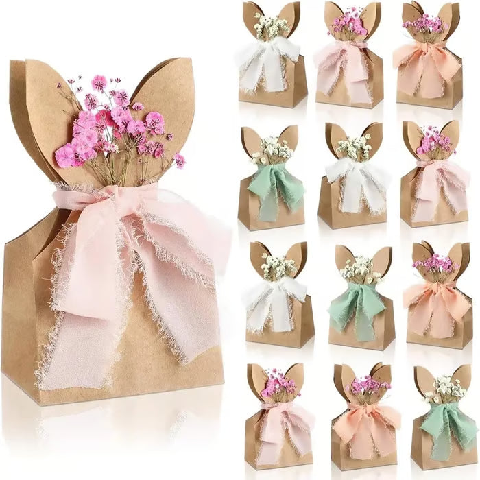 🐰Boho Bow Goodie Bags for Egg Hunts