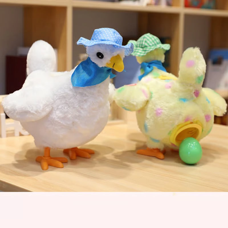 Plush Toys Laying Egg Musical Chicken🐓