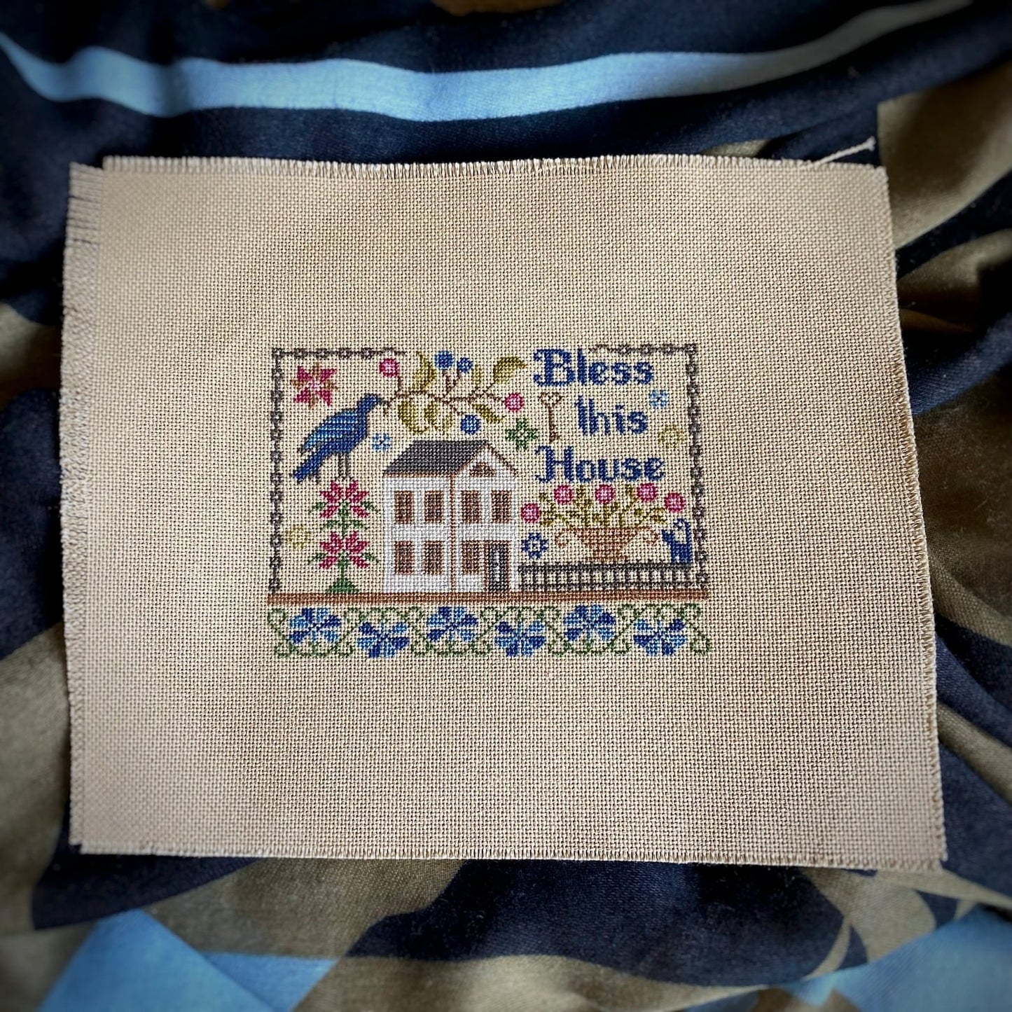 "Bless This House" Sampler Cross Stitch DIY Kit🧵