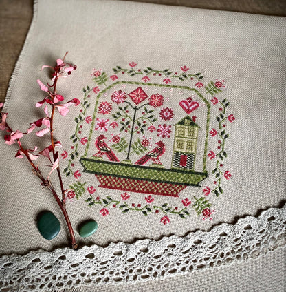 “Spring Dream Sampler” Cross Stitch DIY Kit🧵