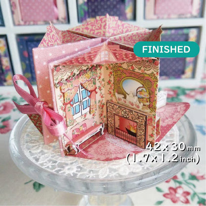 🎀1:12 scale tiny book houses