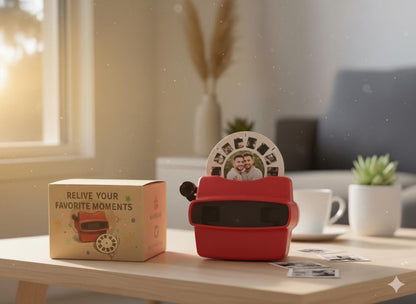 Custom Photo Viewfinder – Your Love Story in a Nostalgic Keepsake 📸