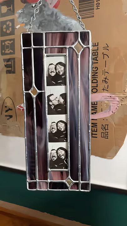 ✨Handmade Stained Glass Photobooth Frame