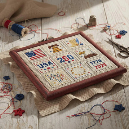 🇺🇸 1776–2026 Patriotic Anniversary Diy Kit🧵