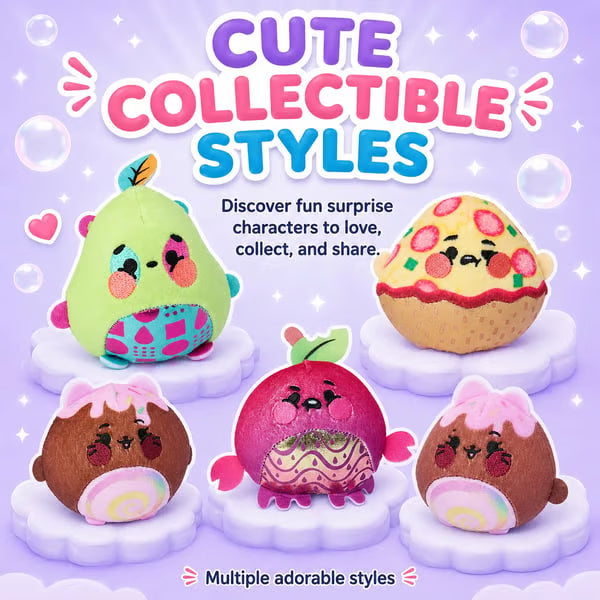 Magic Jelly Surprise Plush Jar 2-Pack