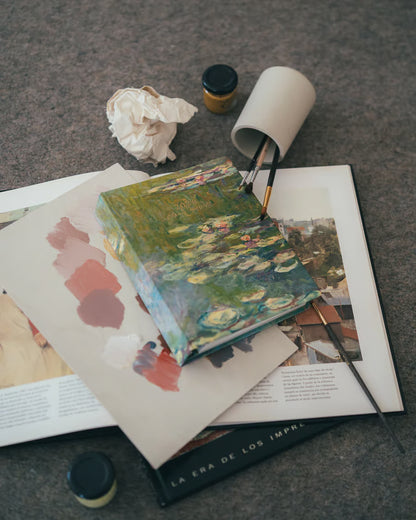 📚Water Lily Art Diary 2026 Week To View - Monet Diary (✨Hardcover)