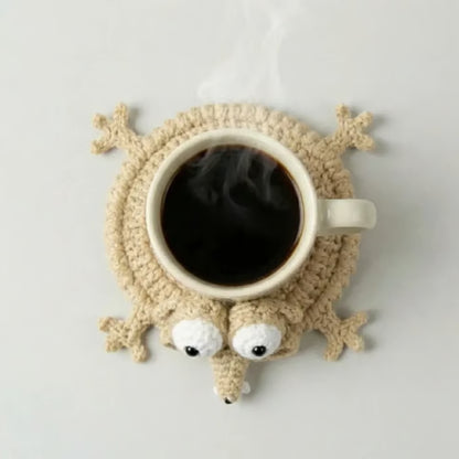 Funny Crochet Squirrel Coasters