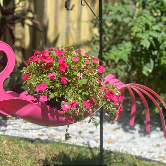 🔥Bright Colorful Bird Hanging Planter Yard Decor