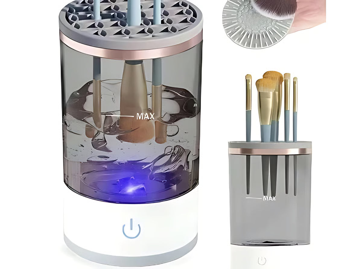 🌟3-in-1 Electric Makeup Brush Cleaner