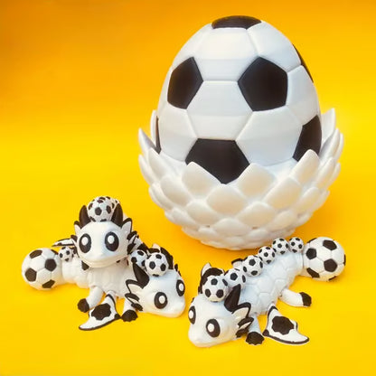⚾ Flexi Baseball Dragon & Egg: Winged Dragon Fidget Toy
