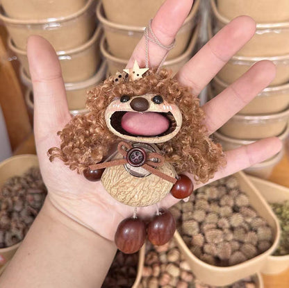 Funny Big-Mouth Nut Shell Doll-Susan