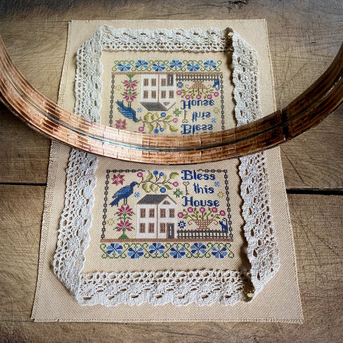 "Bless This House" Sampler Cross Stitch DIY Kit🧵