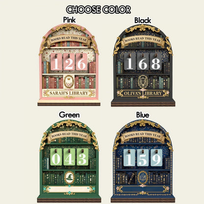Personalized Books Read This Year Counter Book Lovers Gifts