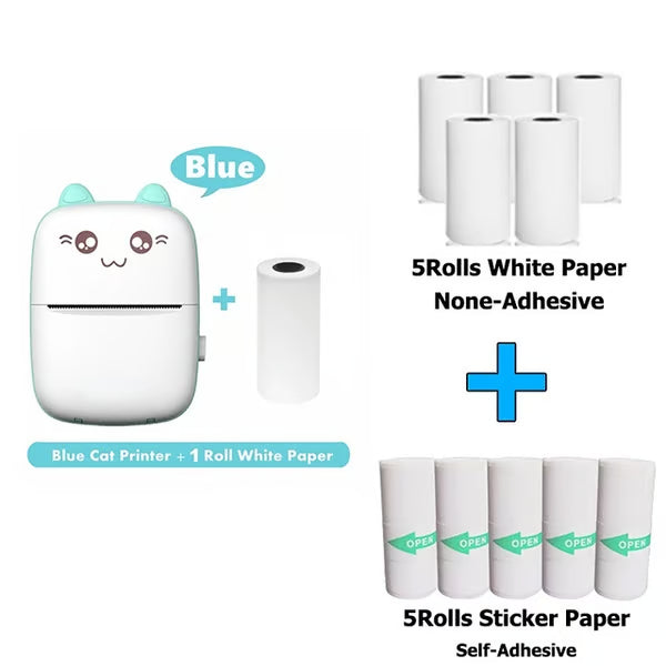 Mini Portable Bluetooth WiFi Pocket Printer