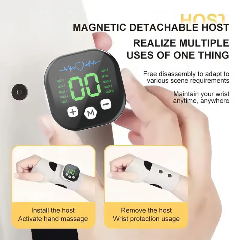 Hand Massager Wrist EMS Pulse Therapy Device