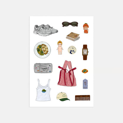 🌸Girlhood Sticker Book – 1260+ Unique Stickers for Journals & Scrapbooks! 🎨✨