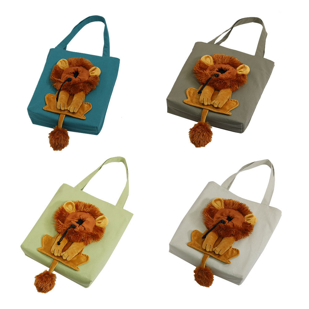 Lion Costume Pet Carrier Tote Bag