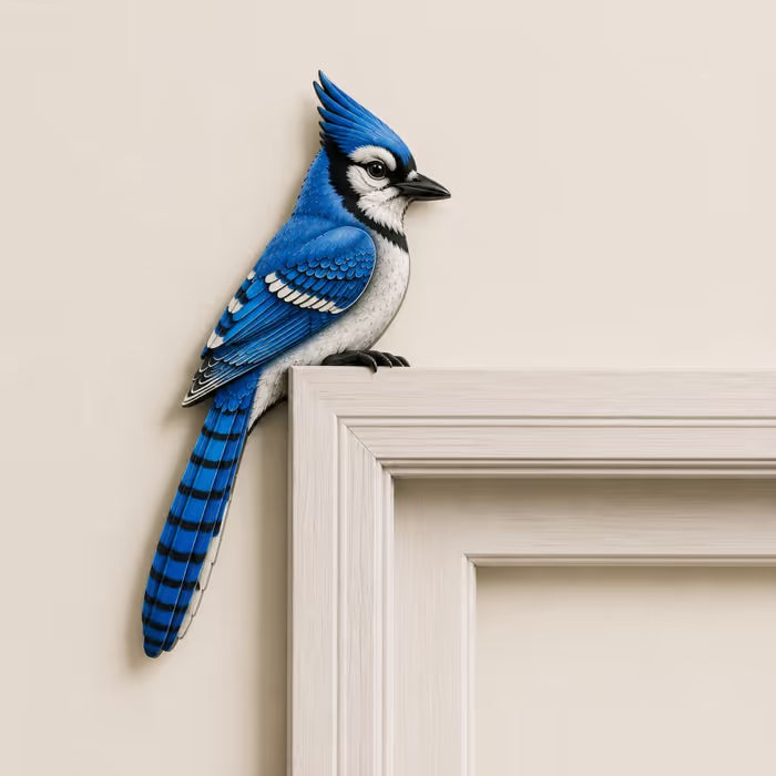 🐦🌿 3D Woodland Bird Door Topper