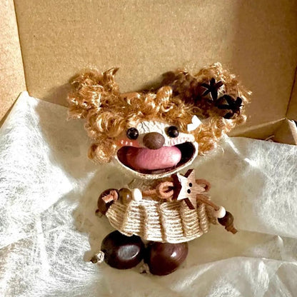 Funny Big-Mouth Nut Shell Doll-Kiri