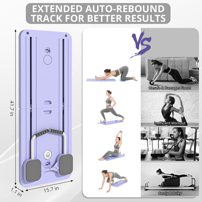 Portable Pilates Board Reformer Foldable Pilates Reformer