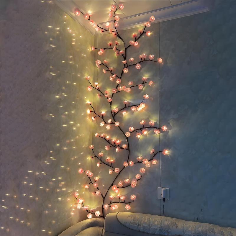 🌸DIY cherry blossom lamp🔥LED Tree Branch Design Light for Room Decor