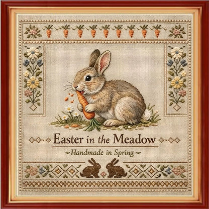Paradise Cross Stitch Kit-Carrot Rabbit 🐰