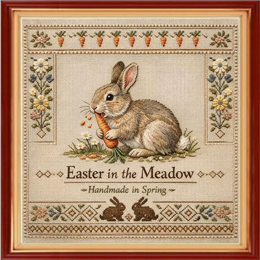 Paradise Cross Stitch Kit-Carrot Rabbit 🐰