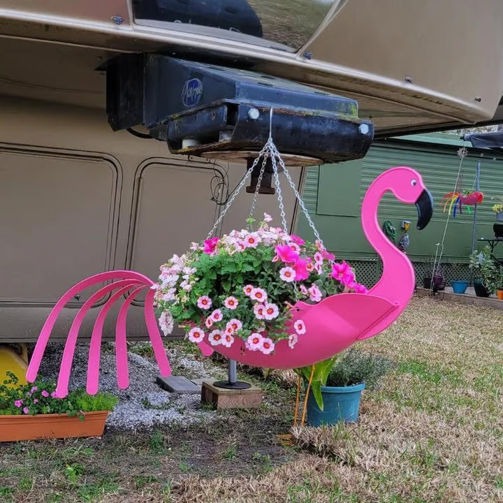 🔥Bright Colorful Bird Hanging Planter Yard Decor