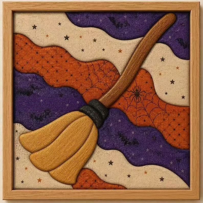 Kinusaiga No Sew Halloween Fabric Art Kit