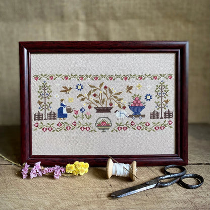“My Sweet Garden Sampler” Cross Stitch DIY Kit🧵