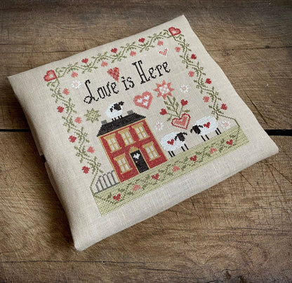“Love is Here” Sampler Cross Stitch DIY Kit🧵