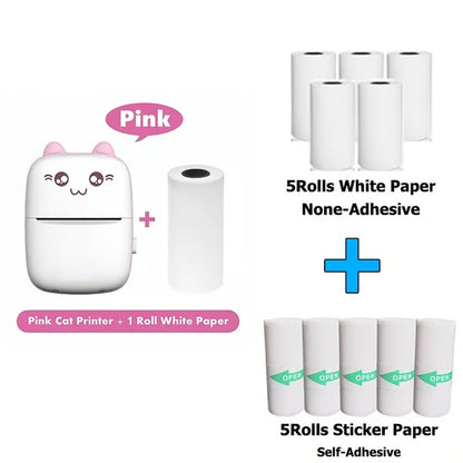 Mini Portable Bluetooth WiFi Pocket Printer