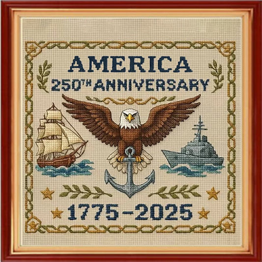 Independence Day 1776 - 2026 Cross Stitch Diy Kit🧵