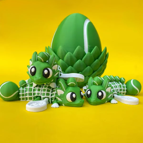 ⚾ Flexi Baseball Dragon & Egg: Winged Dragon Fidget Toy
