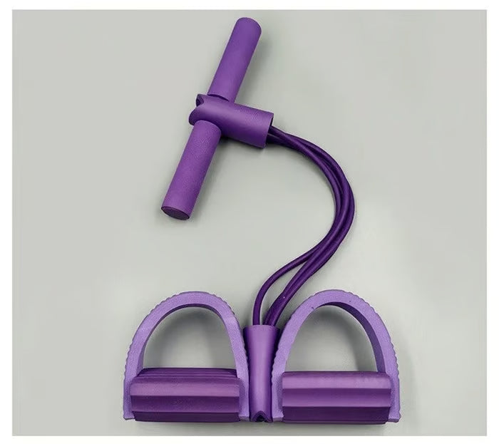 💥21 Fitness Resistance Bands-4 Tube Pedal Ankle Puller